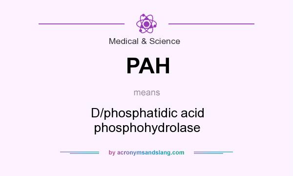 What does PAH mean? It stands for D/phosphatidic acid phosphohydrolase