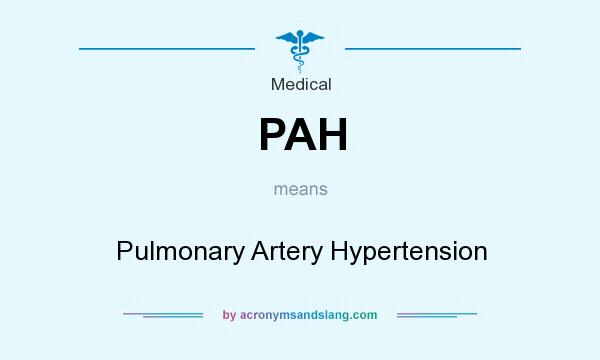 What does PAH mean? It stands for Pulmonary Artery Hypertension