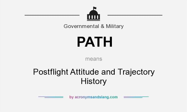 What does PATH mean? It stands for Postflight Attitude and Trajectory History