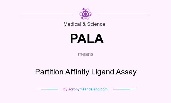 What does PALA mean? It stands for Partition Affinity Ligand Assay