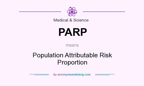 What does PARP mean? It stands for Population Attributable Risk Proportion
