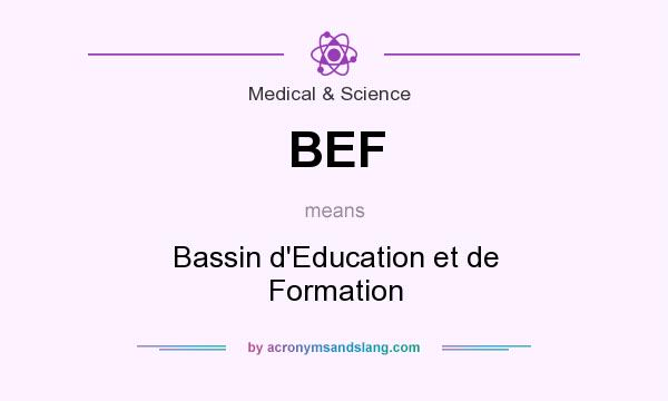 What does BEF mean? It stands for Bassin d`Education et de Formation