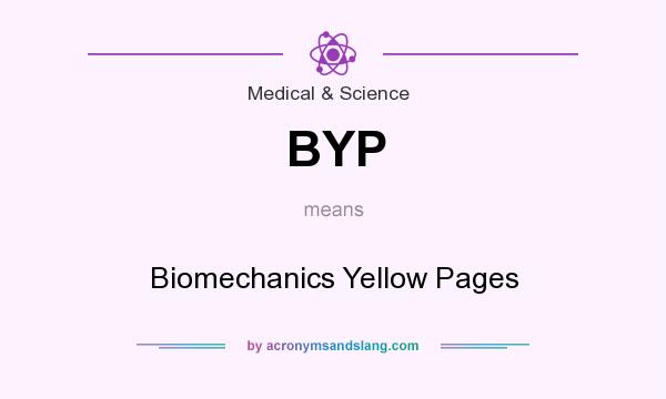 What does BYP mean? It stands for Biomechanics Yellow Pages