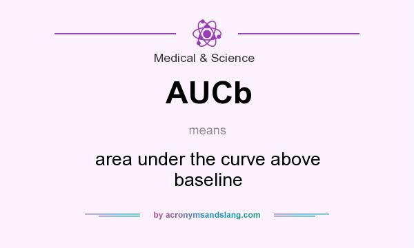 What does AUCb mean? It stands for area under the curve above baseline