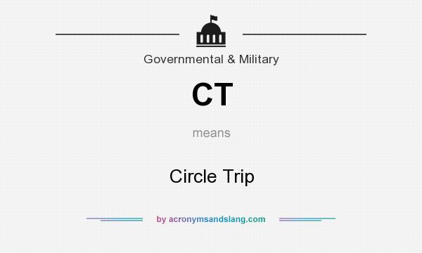 What does CT mean? It stands for Circle Trip