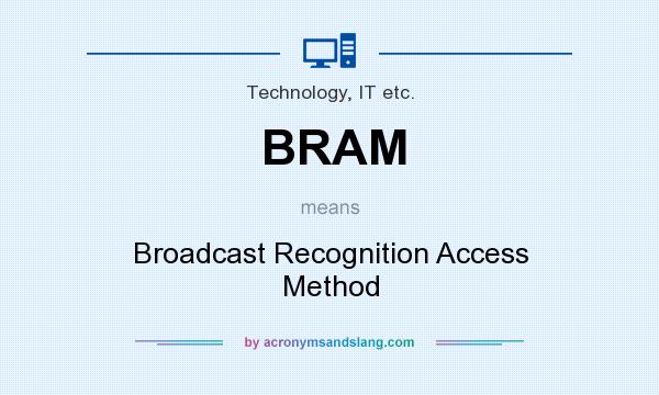 What does BRAM mean? It stands for Broadcast Recognition Access Method
