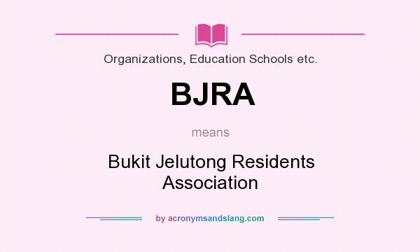 What does BJRA mean? It stands for Bukit Jelutong Residents Association
