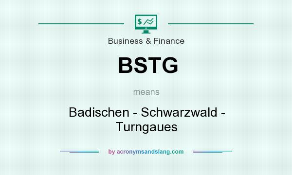 What does BSTG mean? It stands for Badischen - Schwarzwald - Turngaues