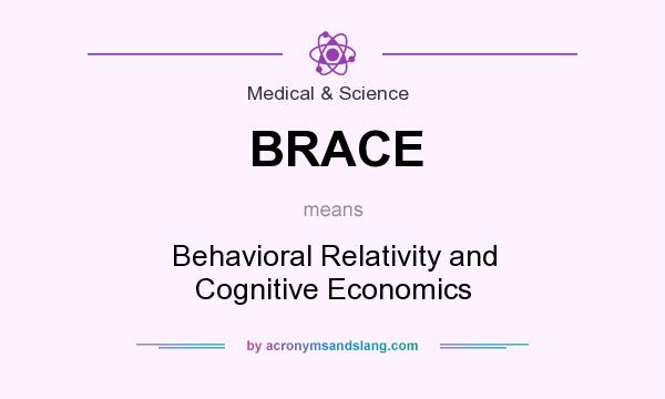 What does BRACE mean? It stands for Behavioral Relativity and Cognitive Economics