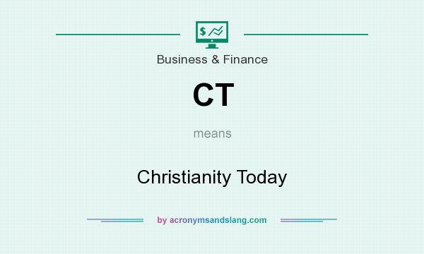What does CT mean? It stands for Christianity Today