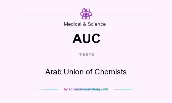 What does AUC mean? It stands for Arab Union of Chemists