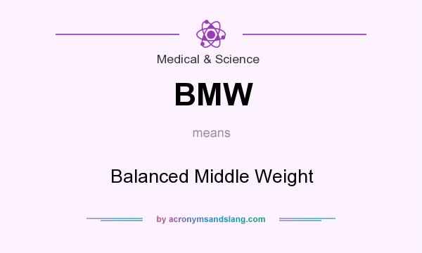 What does BMW mean? It stands for Balanced Middle Weight