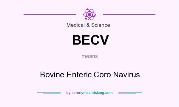 What does BECV mean? It stands for Bovine Enteric Coro Navirus