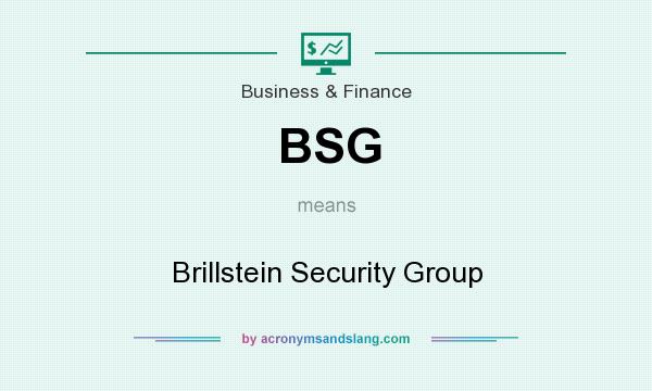 What does BSG mean? It stands for Brillstein Security Group
