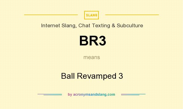 What does BR3 mean? It stands for Ball Revamped 3