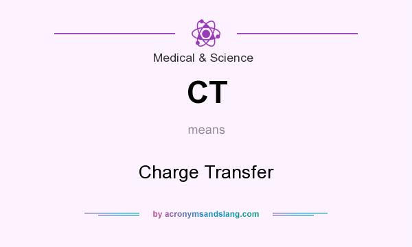 What does CT mean? It stands for Charge Transfer