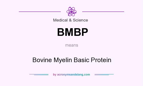 What does BMBP mean? It stands for Bovine Myelin Basic Protein