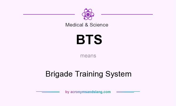 What does BTS mean? It stands for Brigade Training System
