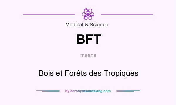 What does BFT mean? It stands for Bois et Forêts des Tropiques
