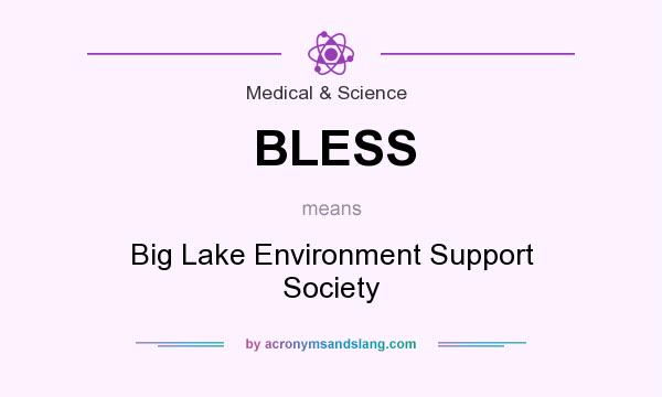 What does BLESS mean? It stands for Big Lake Environment Support Society