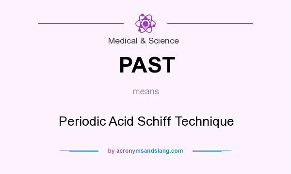What does PAST mean? It stands for Periodic Acid Schiff Technique