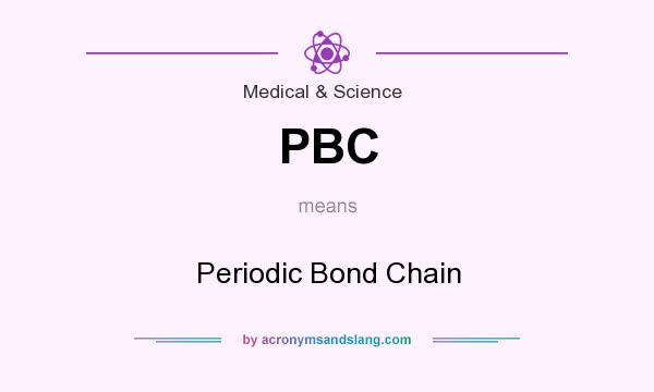 What does PBC mean? It stands for Periodic Bond Chain