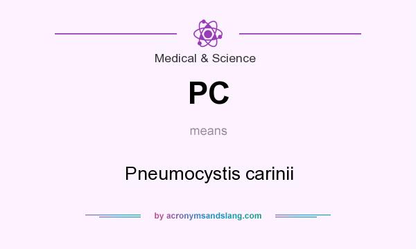 What does PC mean? It stands for Pneumocystis carinii