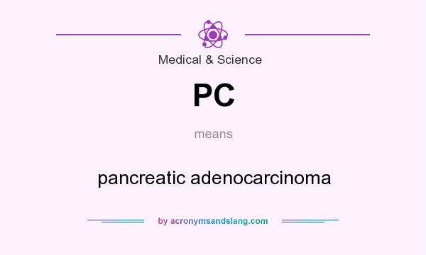 What does PC mean? It stands for pancreatic adenocarcinoma