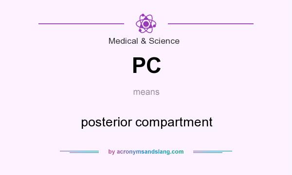 What does PC mean? It stands for posterior compartment