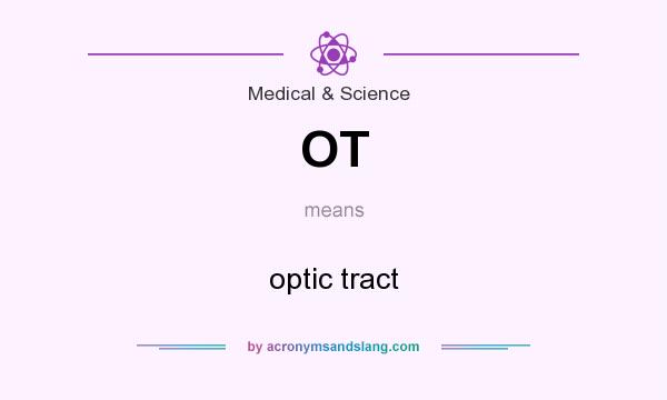 What does OT mean? It stands for optic tract