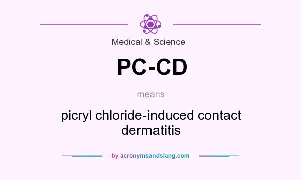 What does PC-CD mean? It stands for picryl chloride-induced contact dermatitis