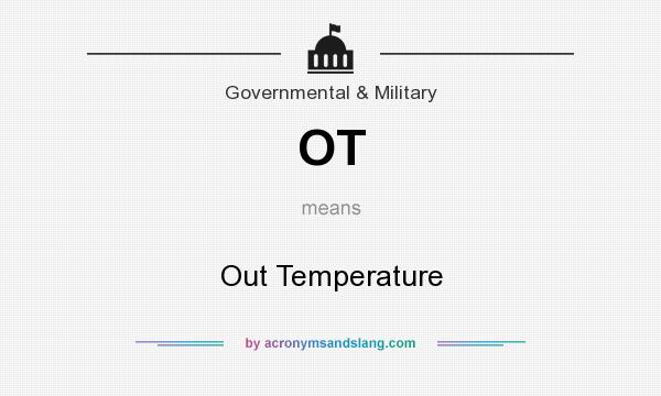 What does OT mean? It stands for Out Temperature