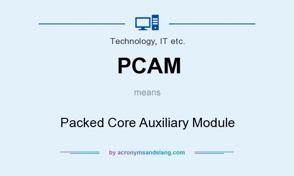 What does PCAM mean? It stands for Packed Core Auxiliary Module