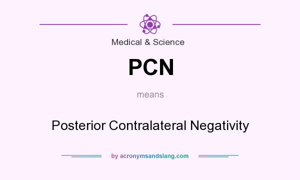 What does PCN mean? It stands for Posterior Contralateral Negativity