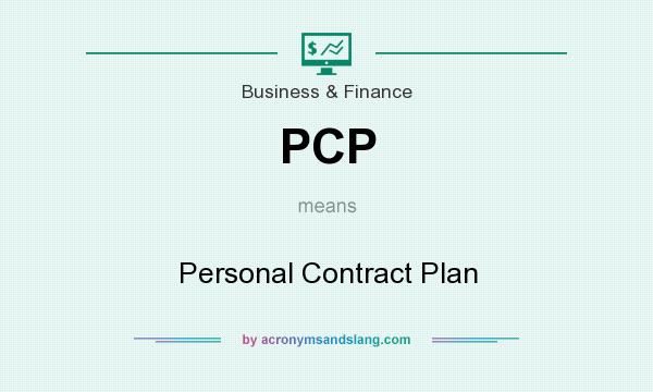 What does PCP mean? It stands for Personal Contract Plan