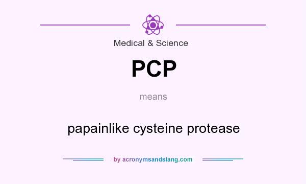 What does PCP mean? It stands for papainlike cysteine protease