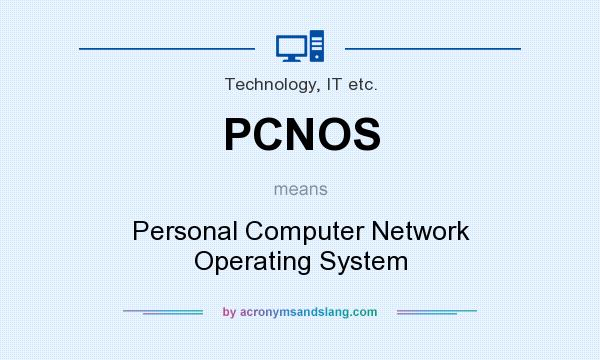 What does PCNOS mean? It stands for Personal Computer Network Operating System