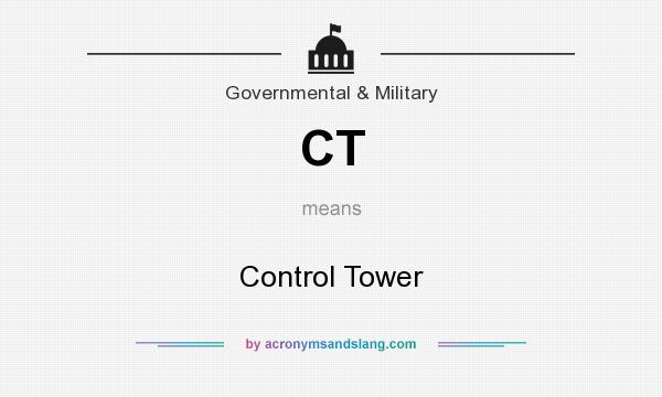What does CT mean? It stands for Control Tower