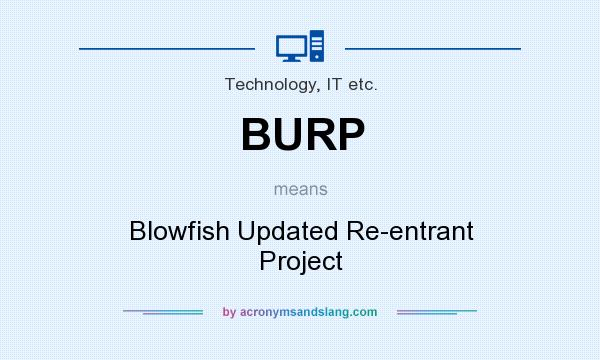 What does BURP mean? It stands for Blowfish Updated Re-entrant Project