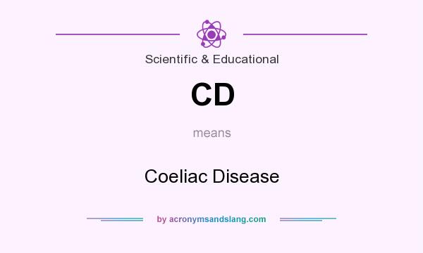 What does CD mean? It stands for Coeliac Disease