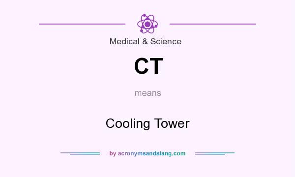 What does CT mean? It stands for Cooling Tower