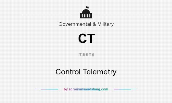 What does CT mean? It stands for Control Telemetry