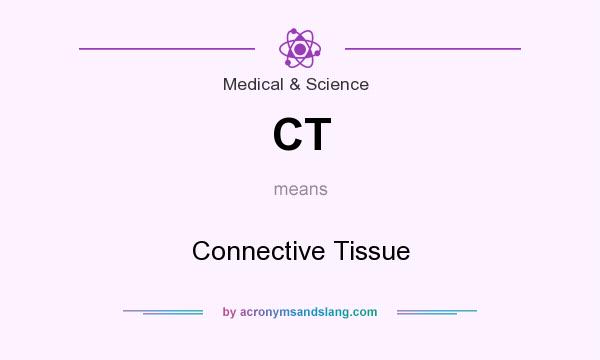What does CT mean? It stands for Connective Tissue