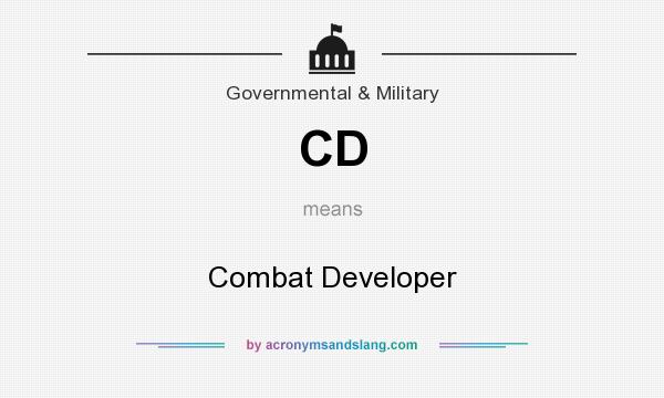 What does CD mean? It stands for Combat Developer