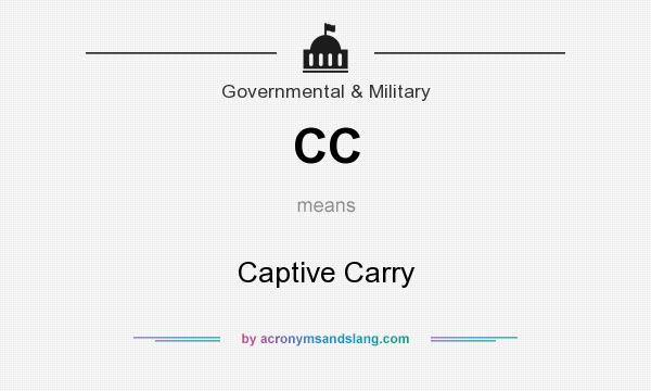 What does CC mean? It stands for Captive Carry