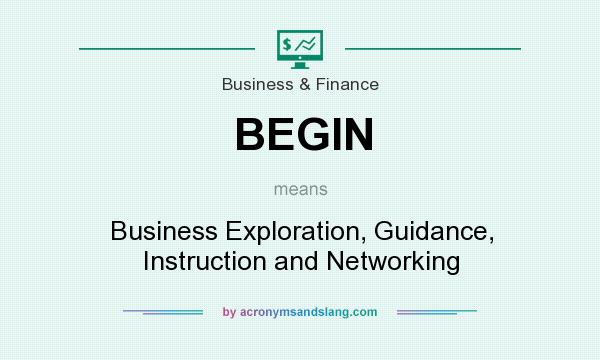 What does BEGIN mean? It stands for Business Exploration, Guidance, Instruction and Networking