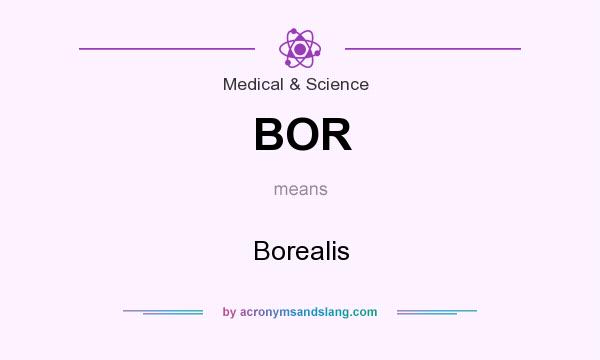 What does BOR mean? It stands for Borealis