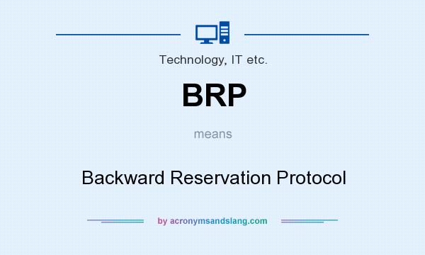 What does BRP mean? It stands for Backward Reservation Protocol