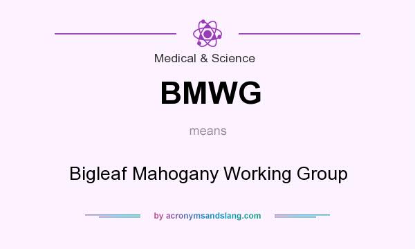What does BMWG mean? It stands for Bigleaf Mahogany Working Group