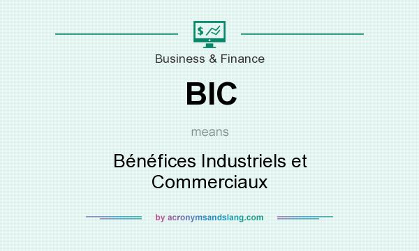 What does BIC mean? It stands for Bénéfices Industriels et Commerciaux